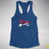 Believe Bigender Pride Flag Jingle Bell Racerback Tank - Royal